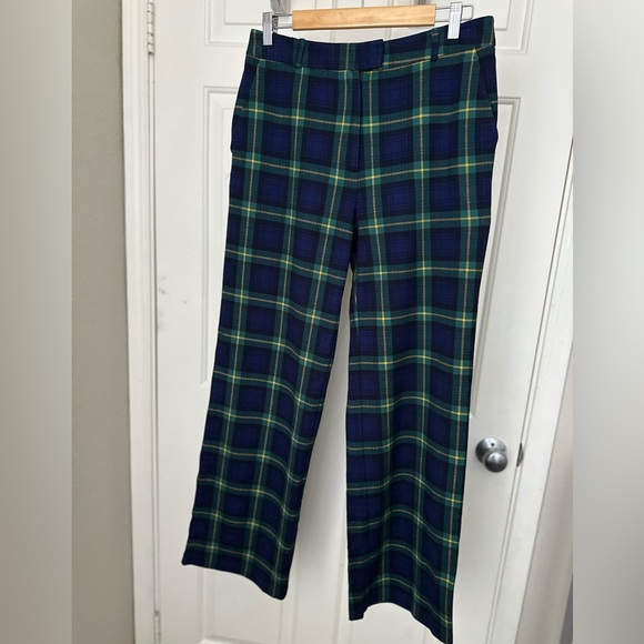 J. McLaughlin Brock Pants Regimental Plaid - Picture 2 of 5